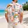 Cute Ghosts With Rainbows For Halloween Beach Parties And Playful Summer Vacation Style Hawaiian Shirt - 2