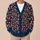 Christmas Stockings and Candy Canes Holiday Cheer for Women Festive Casual Layering All-over Print Knitted Cardigan - 6