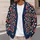 Christmas Stockings and Candy Canes Holiday Cheer for Women Festive Casual Layering All-over Print Knitted Cardigan - 5