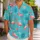 Pink Flamingo Island Escape For Beach Getaways And Resort Weekends, Men’s Style Hawaiian Shirt - 1