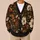 Autumn Wildflower Blooms In Rich Earth Tones For Everyday Layering And Casual Elegance All-over Print Knitted Cardigan - 6