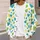 Teal Yellow Green Heart Motif For Cheerful Everyday Layering And Weekend Style Gift All-over Print Knitted Cardigan - 5