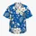 Blue White Cherry Blossom Branches for Coastal Vacations and Sunset Resort Gatherings Hawaiian Shirt - 7