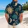 Celestial Sun Moon Stars Night Sky Motif For Beach Vacations Resort Travel Men Hawaiian Shirt - 2