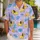 Playful Yellow Dog Motifs For Beach Days And Island Getaways, Gifts For Dog Lovers Hawaiian Shirt - 1