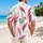 Pink Feather Island Motifs for Resort Getaways and Beach Holidays for Men’s Vacations Hawaiian Shirt - 2