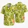 Kiwi Slice Tropical Fruit Motif for Resort Travel and Outdoor Leisure, Men’s Casual Style Hawaiian Shirt - 5