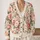 Pink Peach Rose Garden Blooms for Everyday Layering and Soft Romantic Women's Style All-over Print Knitted Cardigan - 2