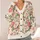 Pink Peach Rose Garden Blooms for Everyday Layering and Soft Romantic Women's Style All-over Print Knitted Cardigan - 4