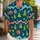 Pixel Christmas Trees And Snowflakes For Festive Resort Vacations And Holiday Parties Hawaiian Shirt - 1