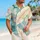 Turquoise Tropical Banana Leaf Foliage for Resort Getaways and Island Vacations Hawaiian Shirt - 6
