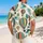 Colorful Hot Air Balloon Motif for Tropical Getaways and Relaxed Resort Holidays Hawaiian Shirt - 2