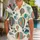 Colorful Hot Air Balloon Motif for Tropical Getaways and Relaxed Resort Holidays Hawaiian Shirt - 1