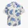 Blue Zebra Wave Motifs for Coastal Getaways and Resort Weekends, Men's Vacation Style Hawaiian Shirt - 7