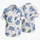 Blue Zebra Wave Motifs for Coastal Getaways and Resort Weekends, Men's Vacation Style Hawaiian Shirt - 5