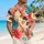 Playful Calico Cat In Tropical Colors For Beach Getaways And Casual Vacation Days Hawaiian Shirt - 6