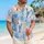 Coral And Blue Lobster Motifs For Coastal Vacations, Island Trips, And Summer Getaways Hawaiian Shirt - 6