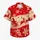 Red Snowflakes and Reindeer Sleigh Holiday Cheer for Tropical Getaways and Men’s Vacations Hawaiian Shirt - 7
