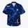 Moonlit Galaxy Night Sky With Stars For Resort Getaways And Stargazing, Men's Casual Style Hawaiian Shirt - 7
