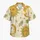 Golden Sun and Crescent Moon Motifs for Beach Vacations and Everyday Menswear Hawaiian Shirt - 7