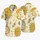 Golden Sun and Crescent Moon Motifs for Beach Vacations and Everyday Menswear Hawaiian Shirt - 5