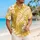 Golden Frangipani and Ferns for Beach Holidays, Resort Days, and Island Getaways Hawaiian Shirt - 6