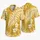 Golden Frangipani and Ferns for Beach Holidays, Resort Days, and Island Getaways Hawaiian Shirt - 5