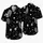 Ivory And Silver Celestial Stars For Vacation Nights And Festive Casual Style Men Hawaiian Shirt - 5