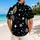 Ivory And Silver Celestial Stars For Vacation Nights And Festive Casual Style Men Hawaiian Shirt - 2