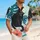 Color Block Cat Tropical Motif For Resort Getaways And Relaxed Everyday Summer Style Hawaiian Shirt - 6