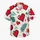 Red Pixel Heart Aloha Motif For Valentine Celebrations And Relaxed Summer Island Style Hawaiian Shirt - 7