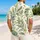 Green Botanical Leaf And Berry Motifs For Resort Holidays And Outdoor Leisure Wear Hawaiian Shirt - 2