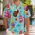 Colorful Tropical Ice Cream Treats for Beach Vacations and Summer Parties for Men Hawaiian Shirt - 1