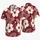 White Hibiscus and Tropical Leaves for Island Vacations, Beach Days, and Resort Wear Hawaiian Shirt - 5
