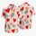 Red Heart Medallions and Island Botanicals for Valentine Getaways and Resort Vacations Hawaiian Shirt - 5