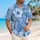 Blue Hibiscus And Tropical Leaves For Beach Vacations And Island Getaways Hawaiian Shirt - 6