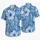 Blue Hibiscus And Tropical Leaves For Beach Vacations And Island Getaways Hawaiian Shirt - 5