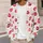Pink Red Lip Motifs for Date Nights, Beach Getaways, and Romantic Summer Style for Women All-over Print Knitted Cardigan - 5