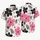 Pink And Black Tropical Flowers For Beach Vacations And Resort Weekends, Gift For Men Hawaiian Shirt - 5