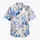 Blue Botanical Roses for Seaside Holidays and Resort Escapes, Vacation Wear for Men Hawaiian Shirt - 7