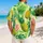 Pineapple Tropical Leaves for Beach Vacation Style and Summer Resort Wear for Men Hawaiian Shirt - 2