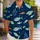 Retro Mint Fish And Coral Orange Ocean Scene For Beach Vacations And Summer Travel Hawaiian Shirt - 1