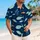 Retro Mint Fish And Coral Orange Ocean Scene For Beach Vacations And Summer Travel Hawaiian Shirt - 6
