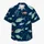 Retro Mint Fish And Coral Orange Ocean Scene For Beach Vacations And Summer Travel Hawaiian Shirt - 7