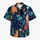 Colorful Tropical Cat Garden Scene for Beach Holidays and Summer Getaways for Men Hawaiian Shirt - 7