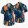 Colorful Tropical Cat Garden Scene for Beach Holidays and Summer Getaways for Men Hawaiian Shirt - 5