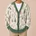 Evergreen Tree Forest Motifs for Cozy Winter Layering in Soft Pastel Woodland Style All-over Print Knitted Cardigan - 6