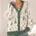 Evergreen Tree Forest Motifs for Cozy Winter Layering in Soft Pastel Woodland Style All-over Print Knitted Cardigan - 4