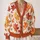 Autumn Maple Leaves For Cozy Fall Layering, Outdoor Dates, And Women's Everyday Style All-over Print Knitted Cardigan - 2