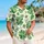 Emerald Clover Island Motif for Beach Getaways and St. Patrick’s Day Resort Style Hawaiian Shirt - 6